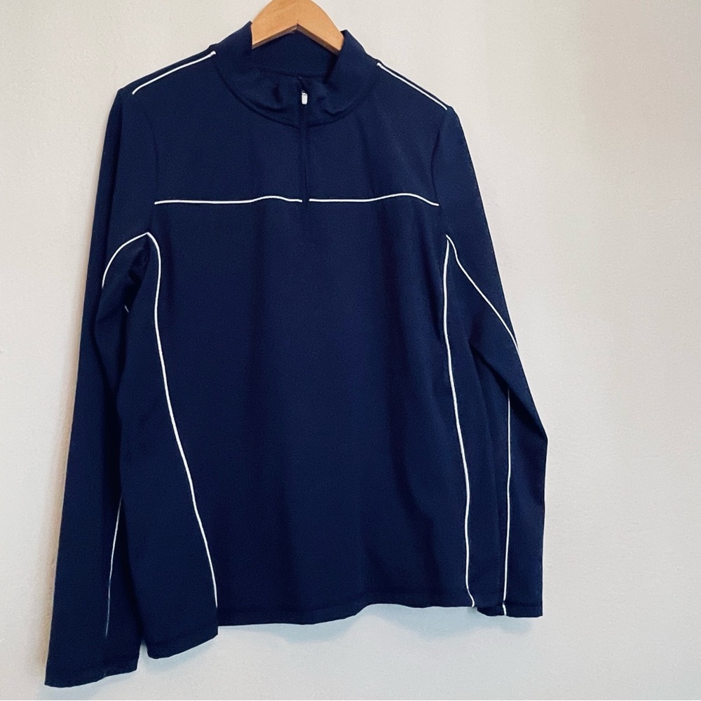 Vineyard Vines 1/4 Zip Women’s Performance Pullover XL Navy Blue‎
